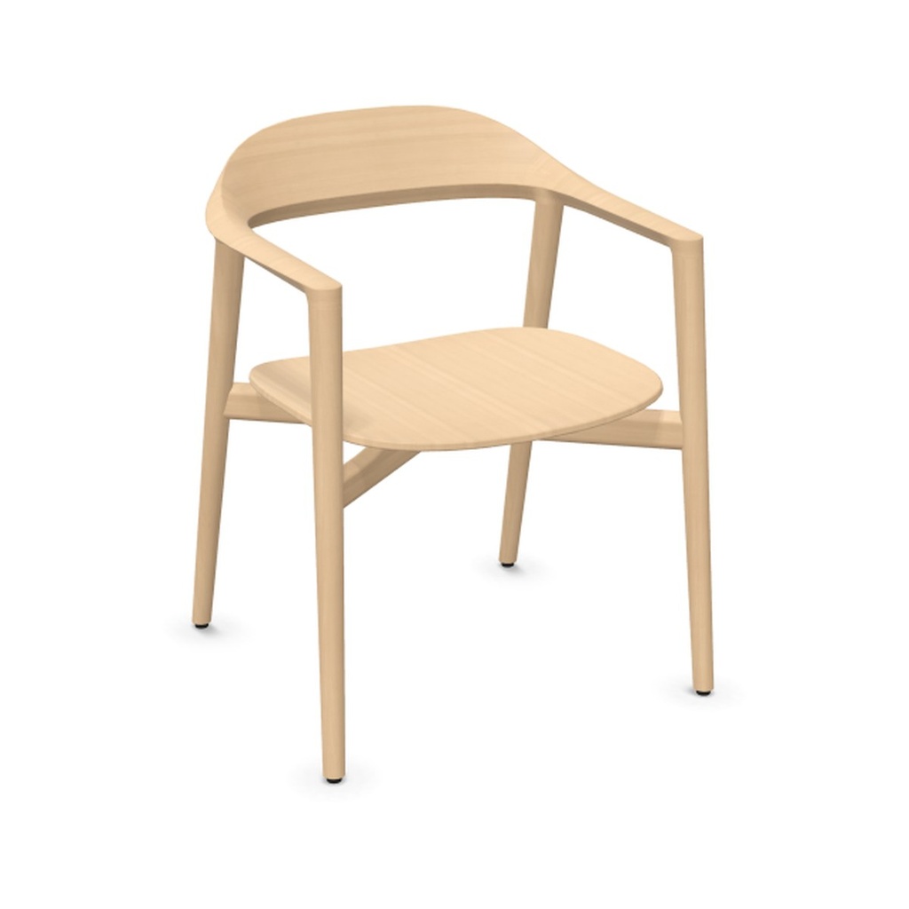 [GS-CW-CW-223] Sedus Sièges, tabourets & aides à la station debout – se:café wooden chair